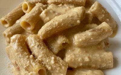 Ricetta di fine estate…Pasta di fave con crema mediterranea
